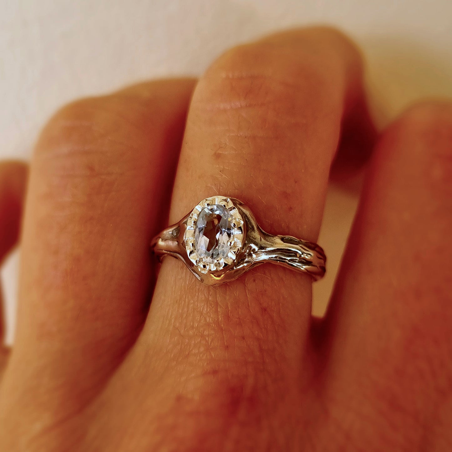 Azurea Ring - Blue Topaz & Sterling Silver