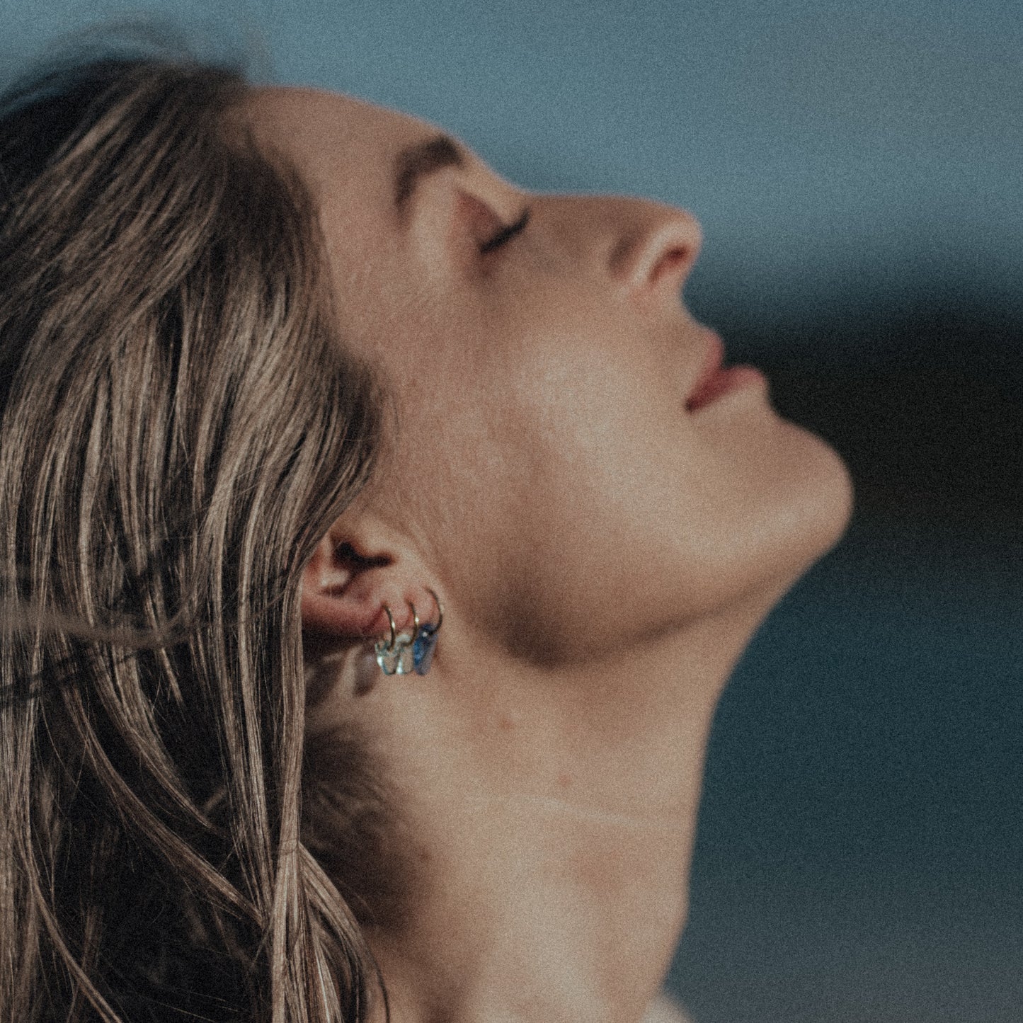 Glass Sleeper Earrings Pair