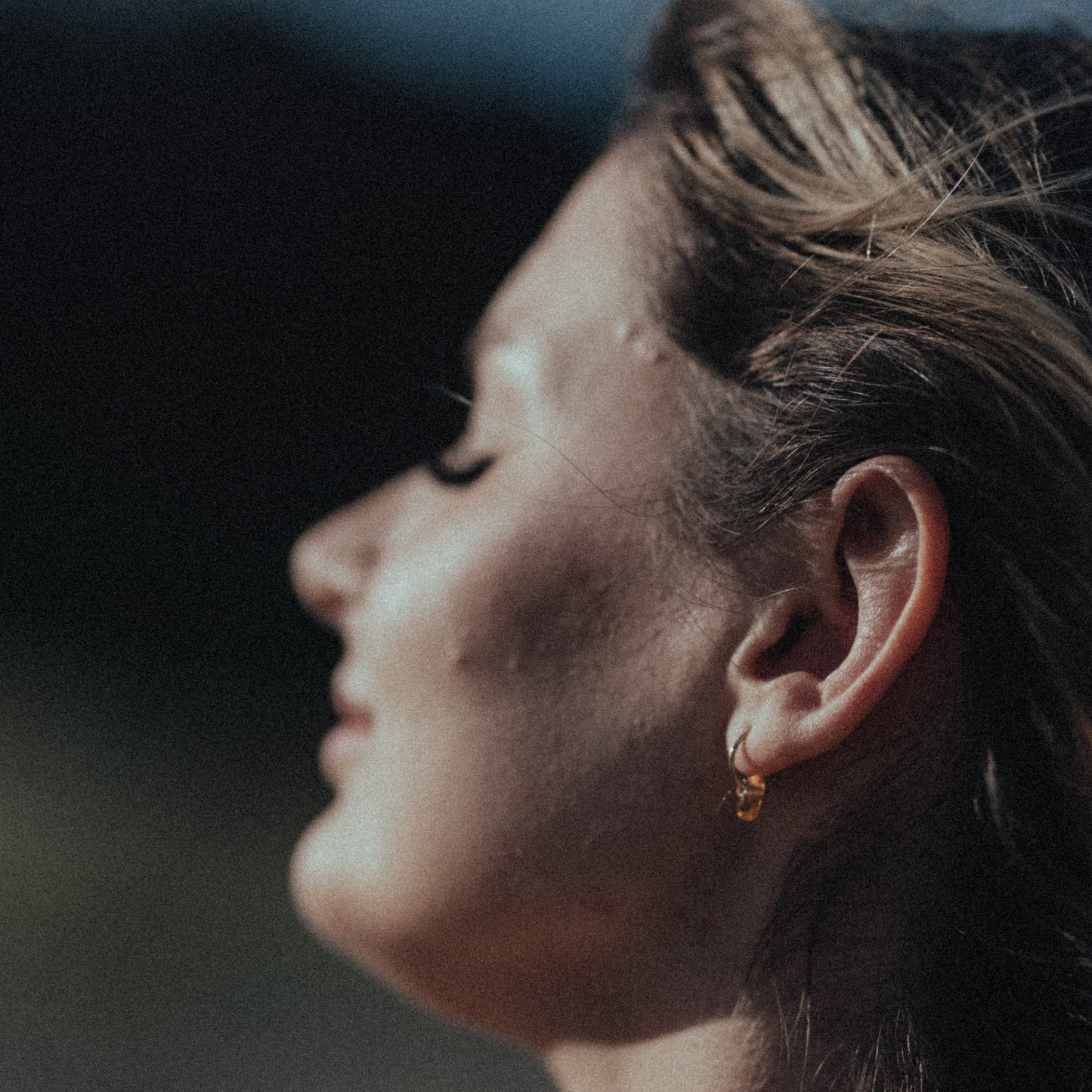 Glass Sleeper Earrings Pair