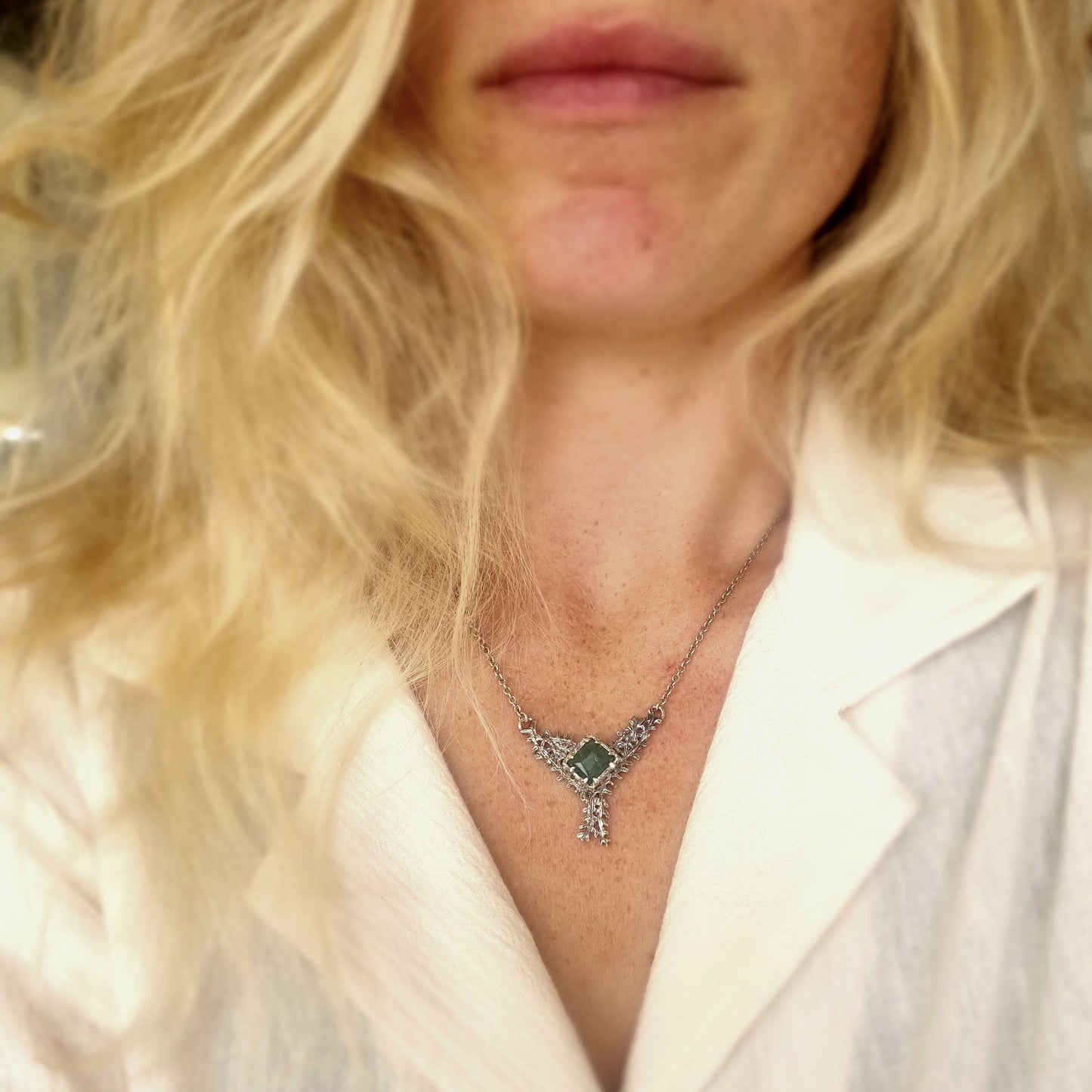Emerald Fern Necklace