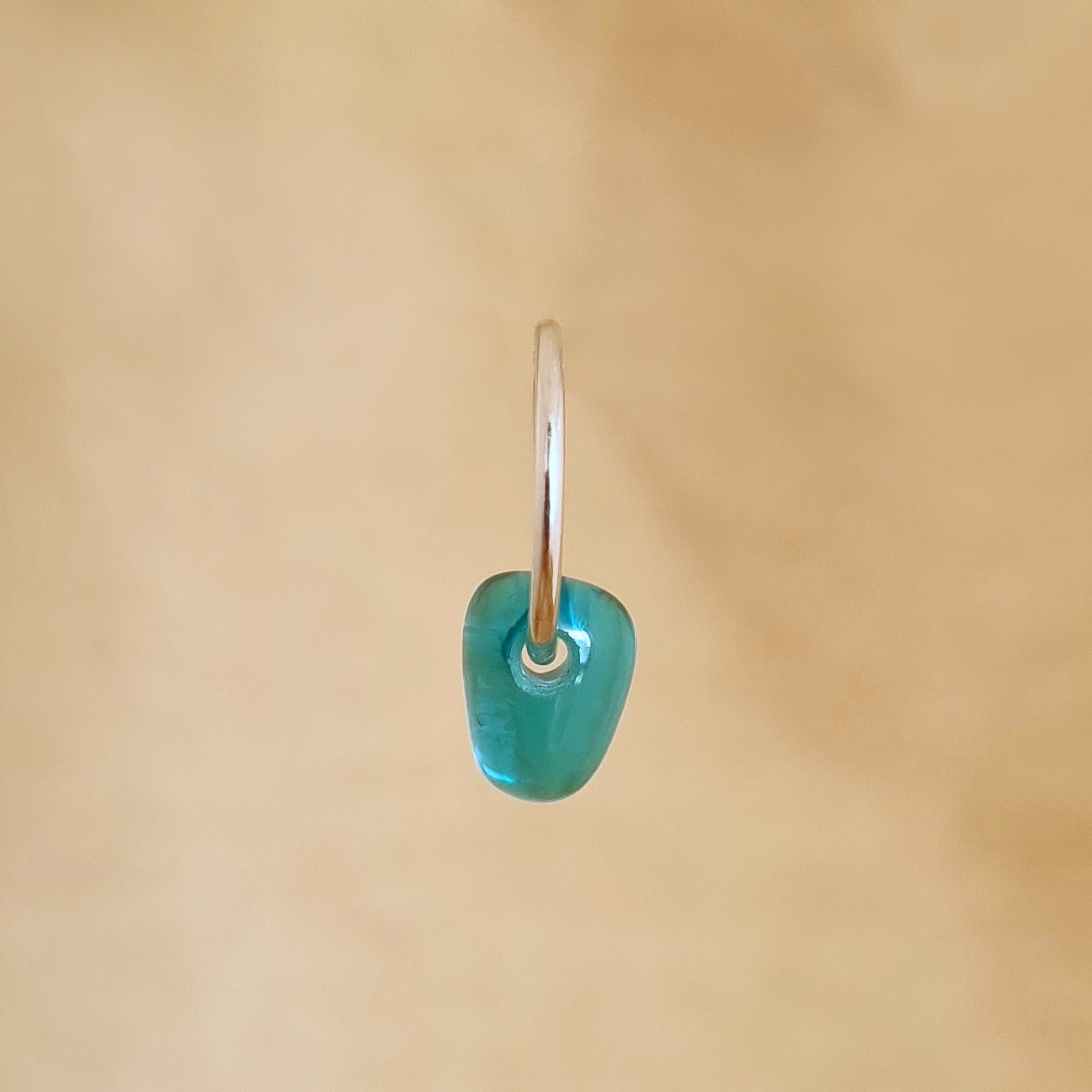 Glass Sleeper Earrings Pair