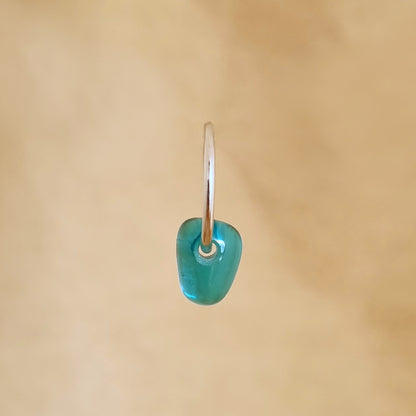 Glass Sleeper Earrings Pair