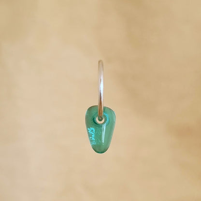 Glass Sleeper Earrings Pair