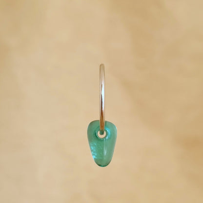 Glass Sleeper Earrings Pair