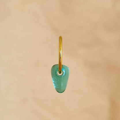 Glass Sleeper Earrings Pair