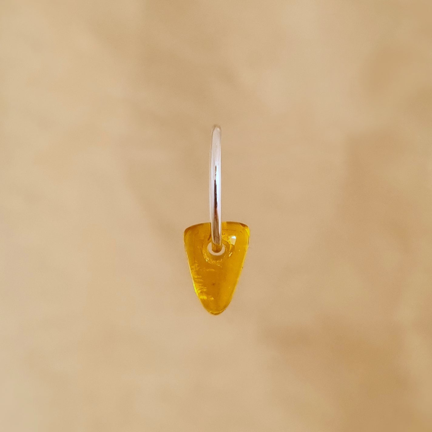 Glass Sleeper Earrings Pair