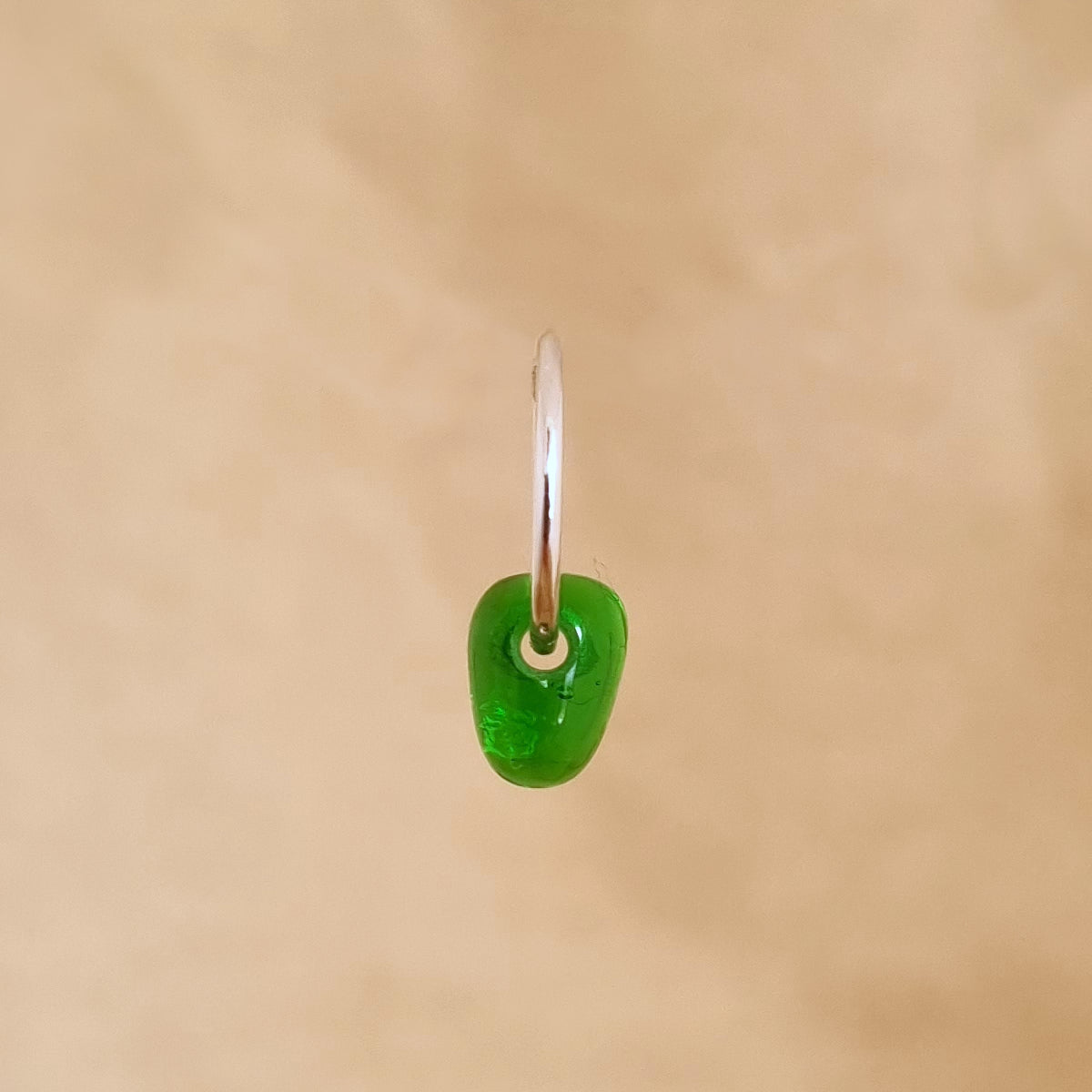 Glass Sleeper Earrings Pair