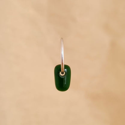 Glass Sleeper Earrings Pair