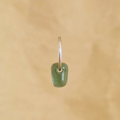 Glass Sleeper Earrings Pair