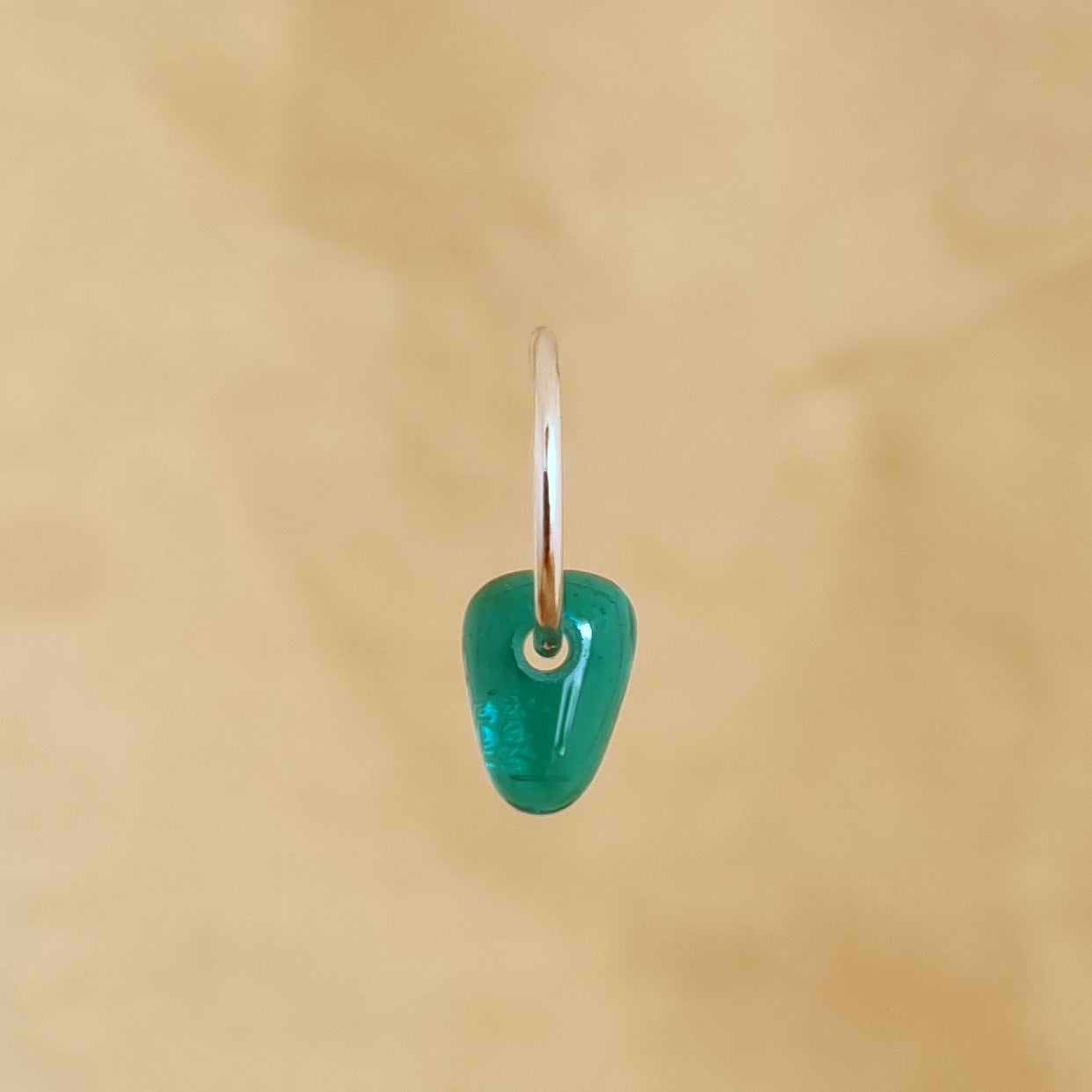 Glass Sleeper Earrings Pair