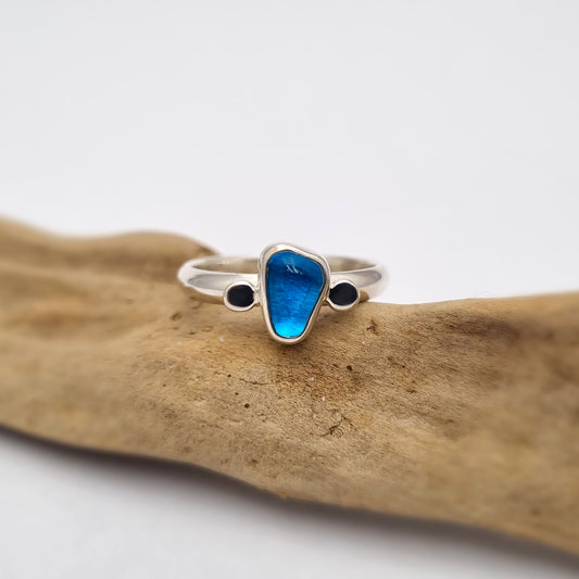 Turquoise Glass Coast Ring