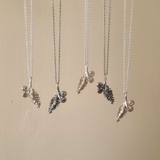 Unfurl- Koru Fern Necklace