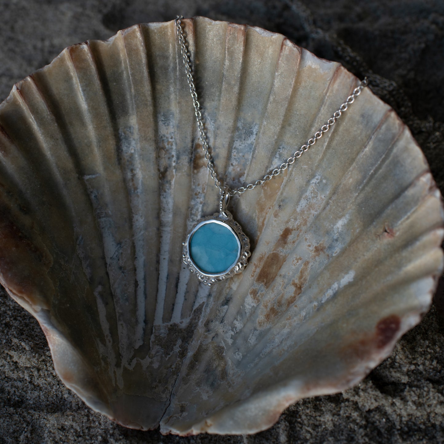 Larimar Seafoam Necklace