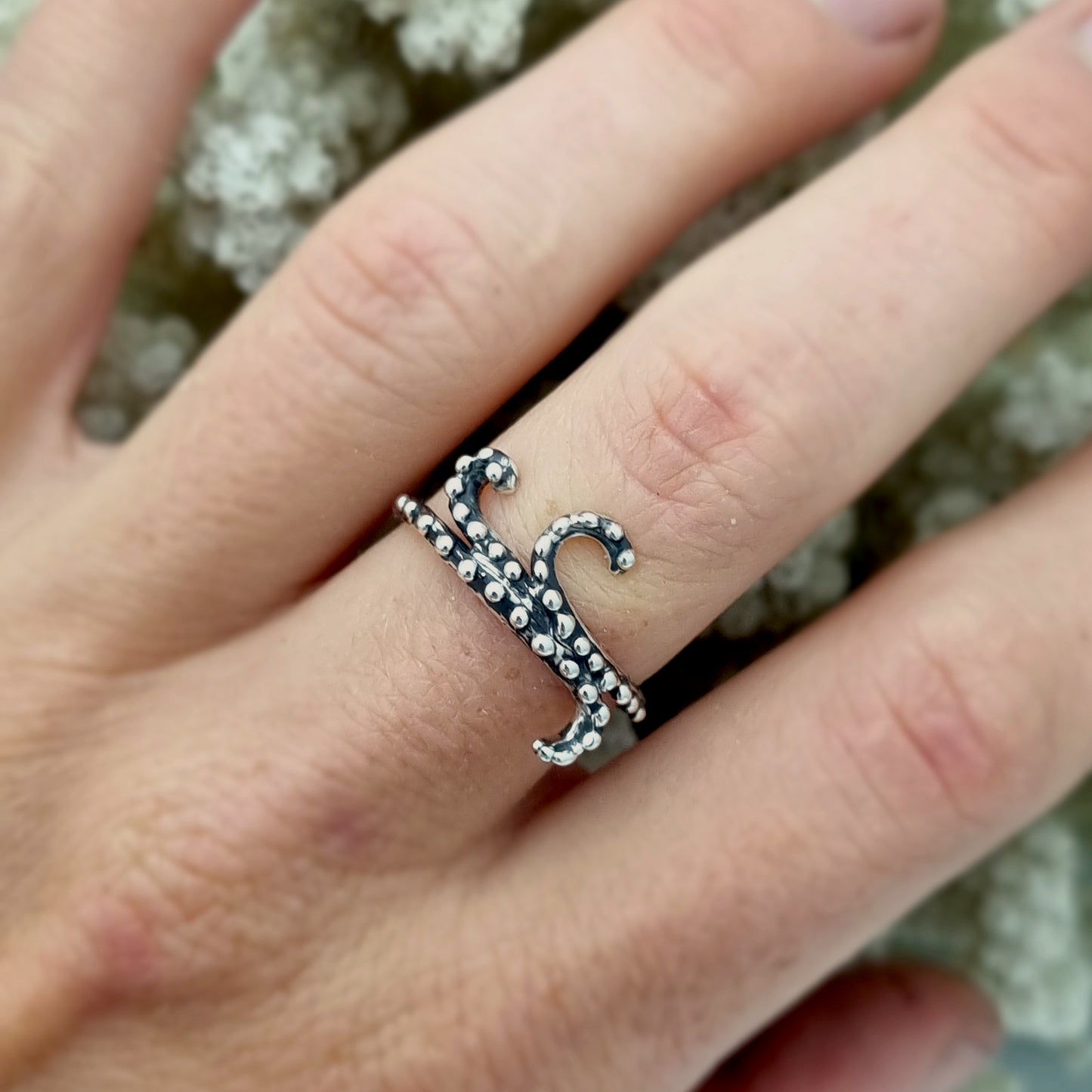 Relaxed Octopus Tentacle Ring