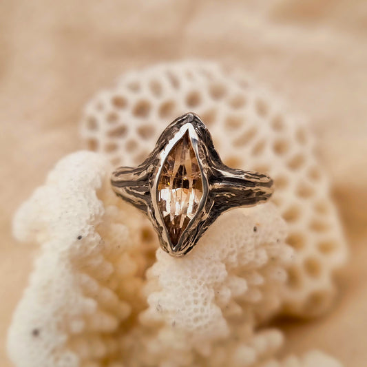Sirenia Ring - Pink Tourmaline & Sterling Silver