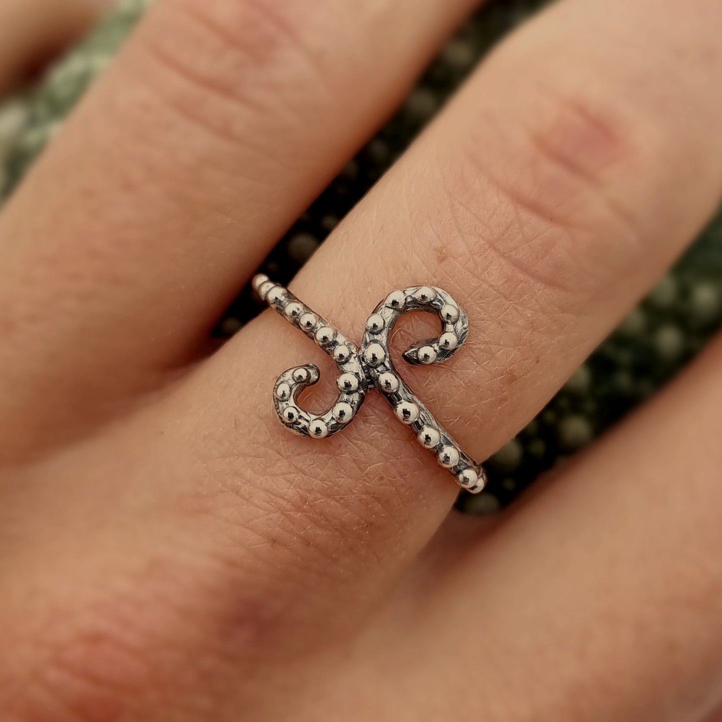 Spiral Octopus Tentacle Ring