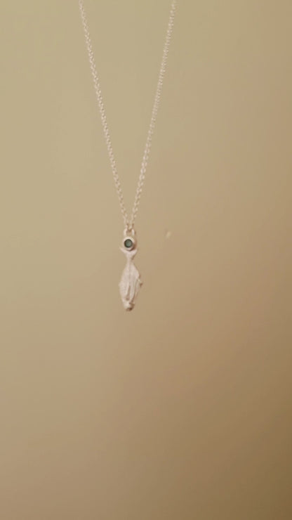 Emerald Koheru Necklace — Sterling Silver