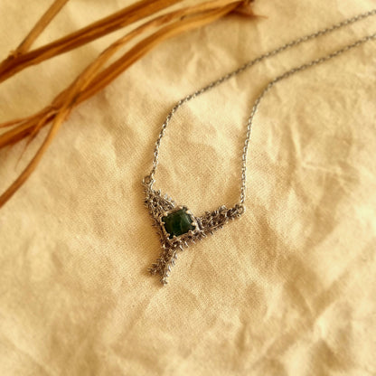 Emerald Fern Necklace