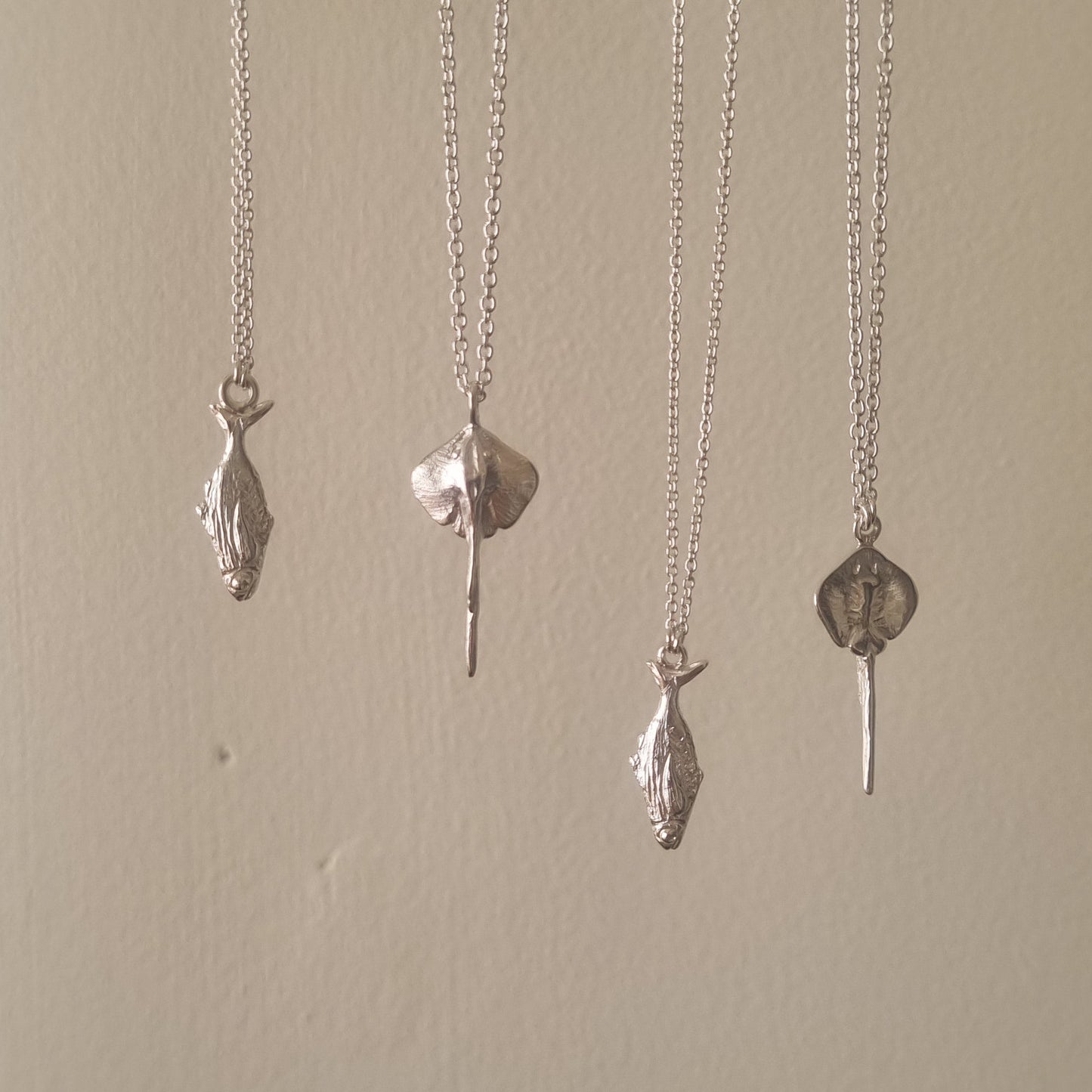 Koheru Fish Necklace — Sterling Silver