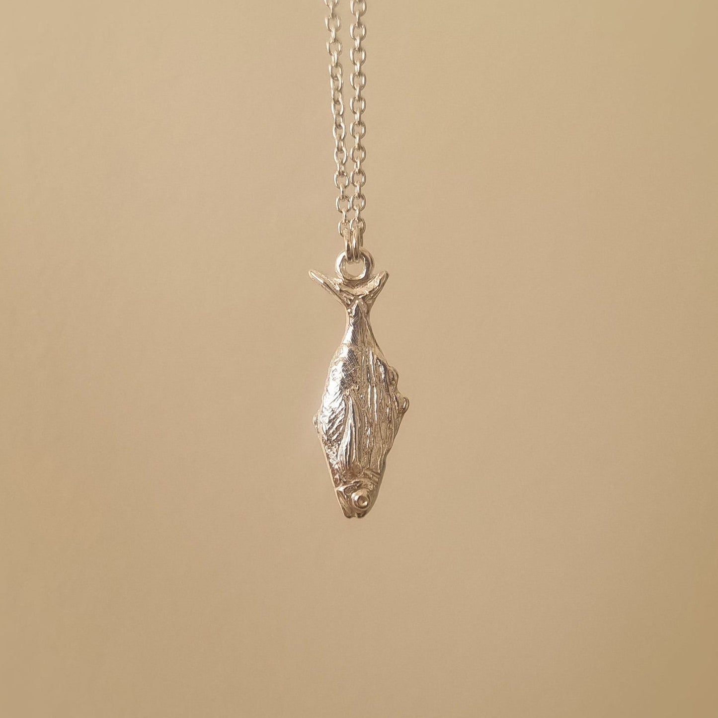 Koheru Fish Necklace — Sterling Silver