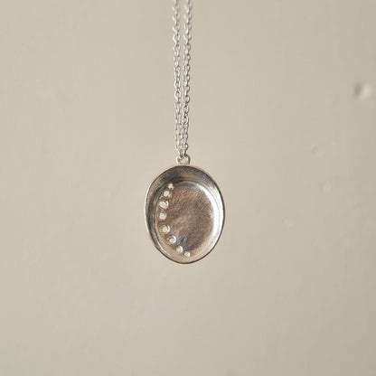 Pāua Tide Necklace - Sterling Silver