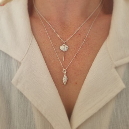 Koheru Fish Necklace — Sterling Silver