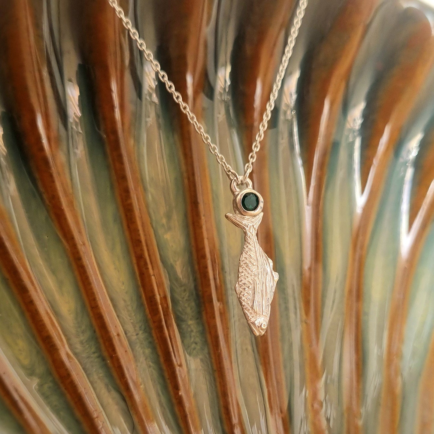 Emerald Koheru Necklace — Sterling Silver