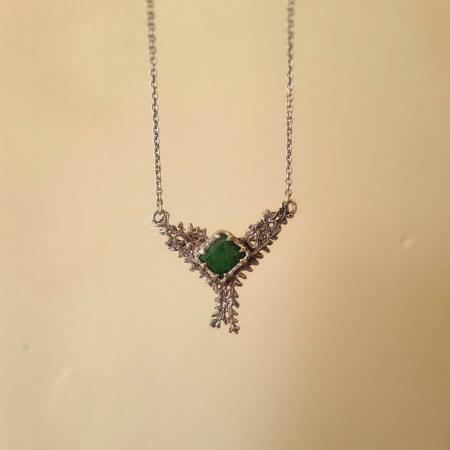 Emerald Fern Necklace
