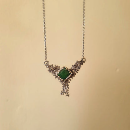 Emerald Fern Necklace