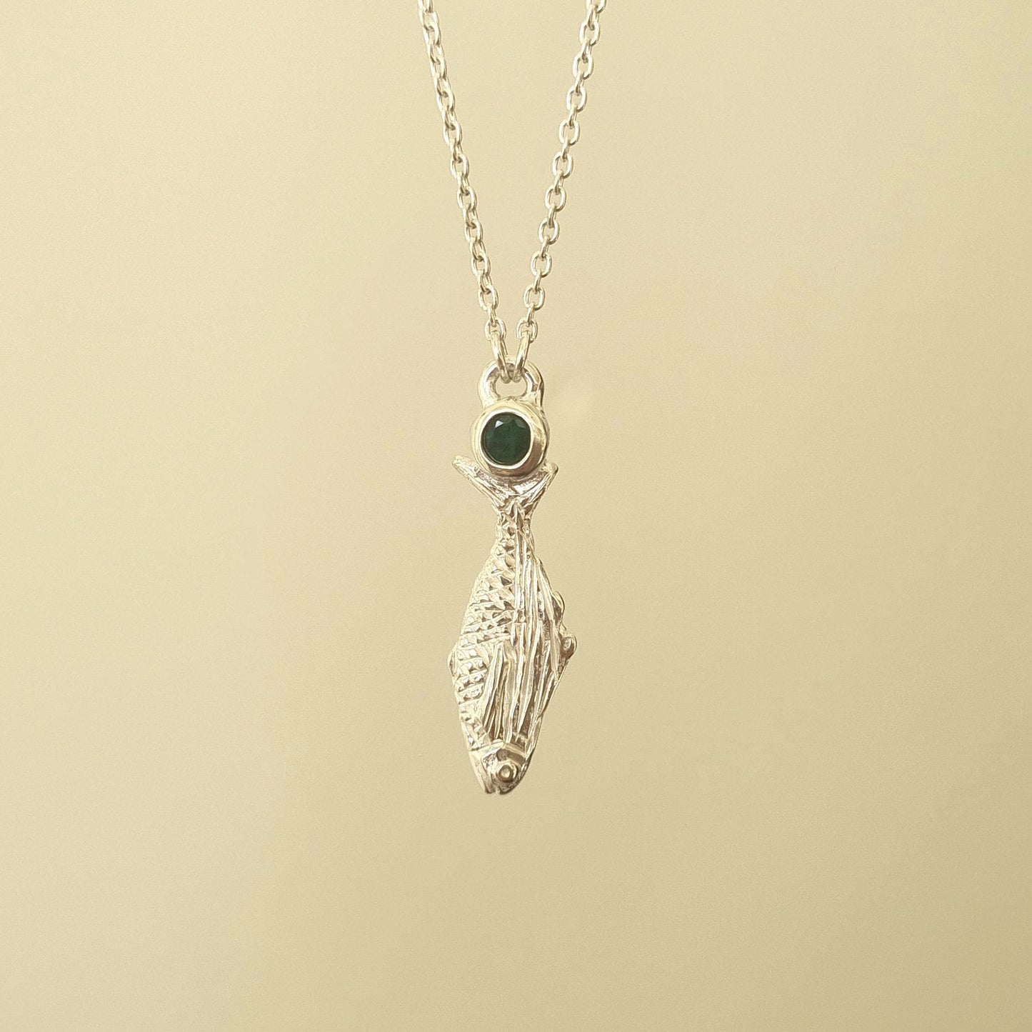 Emerald Koheru Necklace — Sterling Silver
