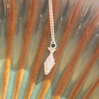 Emerald Koheru Necklace — Sterling Silver