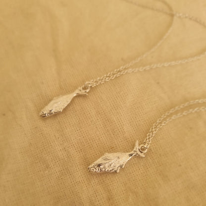 Koheru Fish Necklace — Sterling Silver