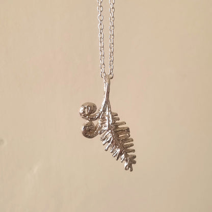 Unfurl- Koru Fern Necklace